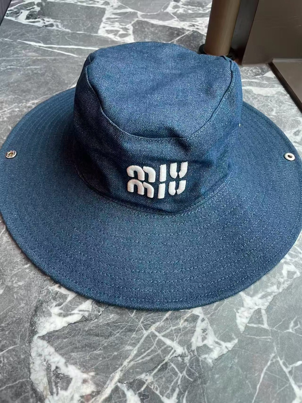 Miu Miu Bucket Hat Blue
